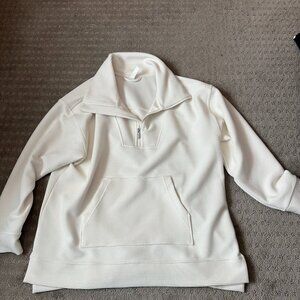 Zella White Sweatshirt Size XL